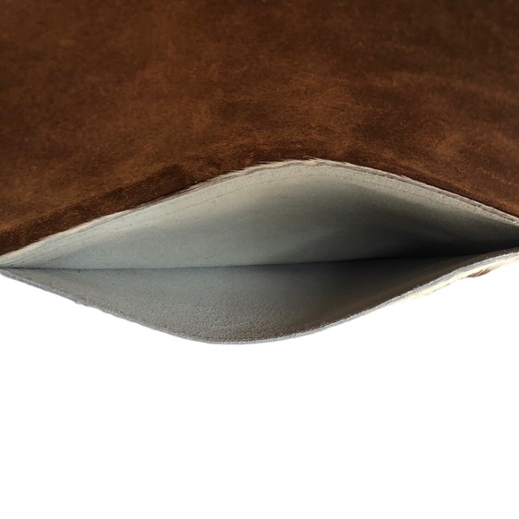 Canoe Brown Calfhair Envelope Clutch - Picture 8 of 10
